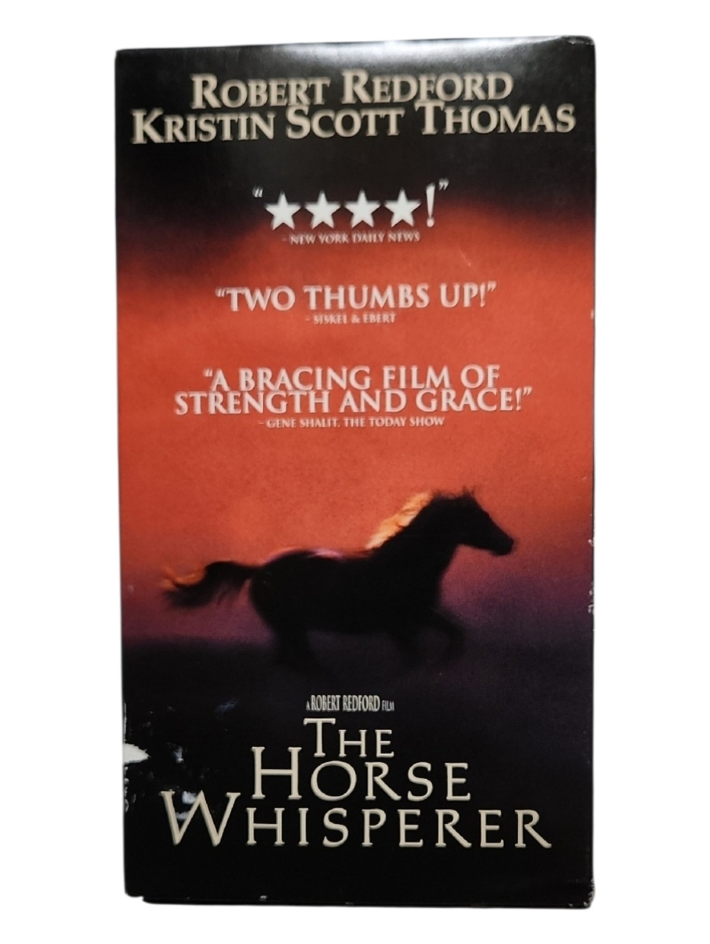 The Horse Whisperer VHS — Black & Red Cover
